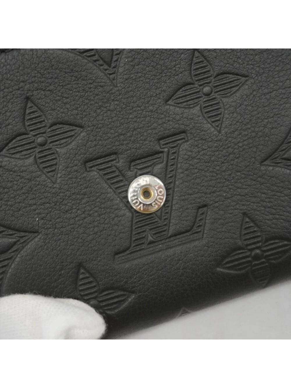 Louis Vuitton Trifold Wallet Monogram Shadow Victor Black